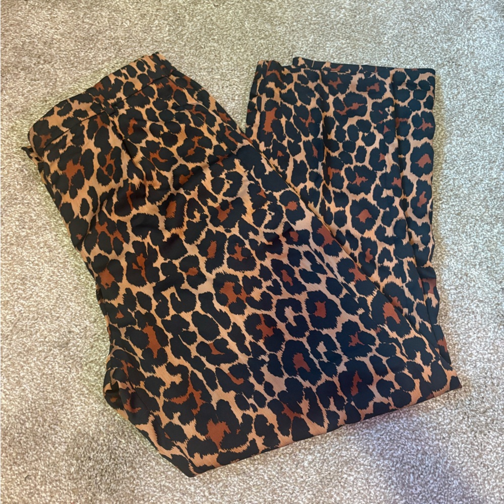 Leopard Print Women's Trousers